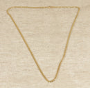 Silver Gilt Flat Curb Link Necklace