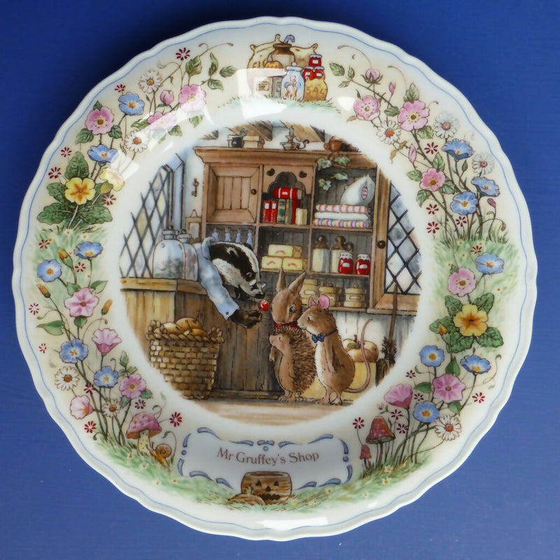 Wedgwood Foxwood Tales Plate - Mr Gruffey's Shop