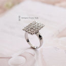Exceptional Quality Diamond Rectangular Cluster