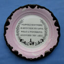 Vintage Carltonware Guinness Pink Lustre Plate/O Lovely Guinness/Advertising