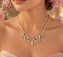 Aurora Borealis Rhinestone Statement Necklace