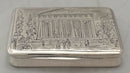 Austrian Silver Theseus Temple Snuff Box. Vienna 1848, 2.7 troy ounces.