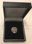 A Solid Silver Aethelred II-( The Unready ) Penny -Pierced And Used As A Viking Pendant.