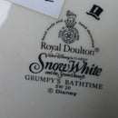 Royal Doulton Snow White Figurine - Grumpy's Bathtime SW20