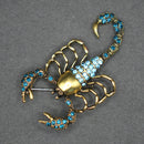 Scorpion brooch