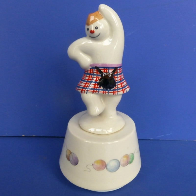 Royal Doulton Snowman Musical Box - Highland Snowman DS18