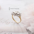 18ct Baguette & Brilliant Cut Diamond Cluster Ring 2.50cts