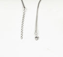 Beautiful Sterling Silver & Labradorite Pendant with Snake Collarette