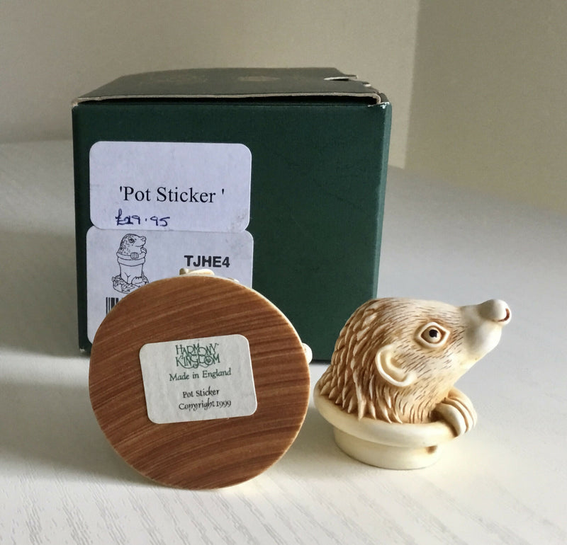 Harmony Kingdom Pot Sticker ( Hedgehog). Boxed.