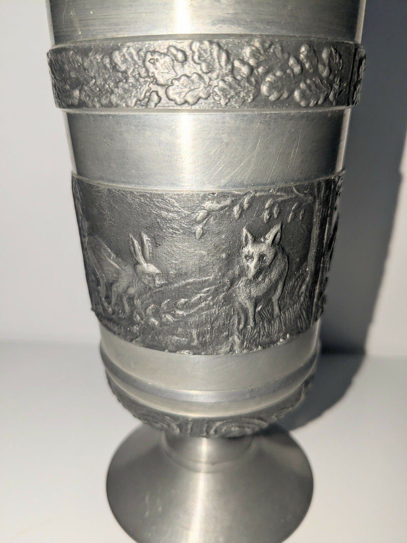 Vintage Mullingar Pewter Goblet