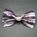 Lea Stein purple bow brooch