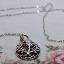 Silver Scottish Thistle Pendant on 18" Silver Chain