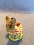 Beswick Mrs Tittlemouse figure Beswick Beatrix Potter Mouse Figurine BP3