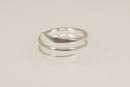 Silver Designer Twist Ring