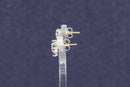 Stunning Pair of 9ct Gold Sapphire & Diamond Ear Studs