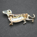 Dachshund brooch