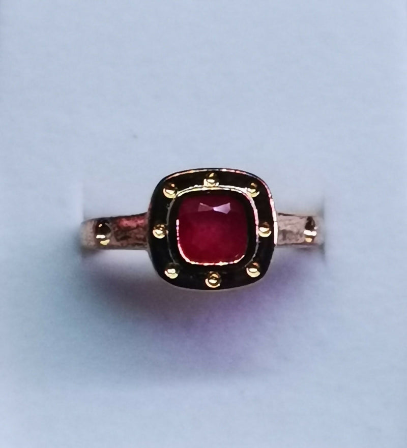 Designer Burmese Ruby Ring