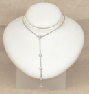 Silver & White Crystal Necklet by Jasper Conran