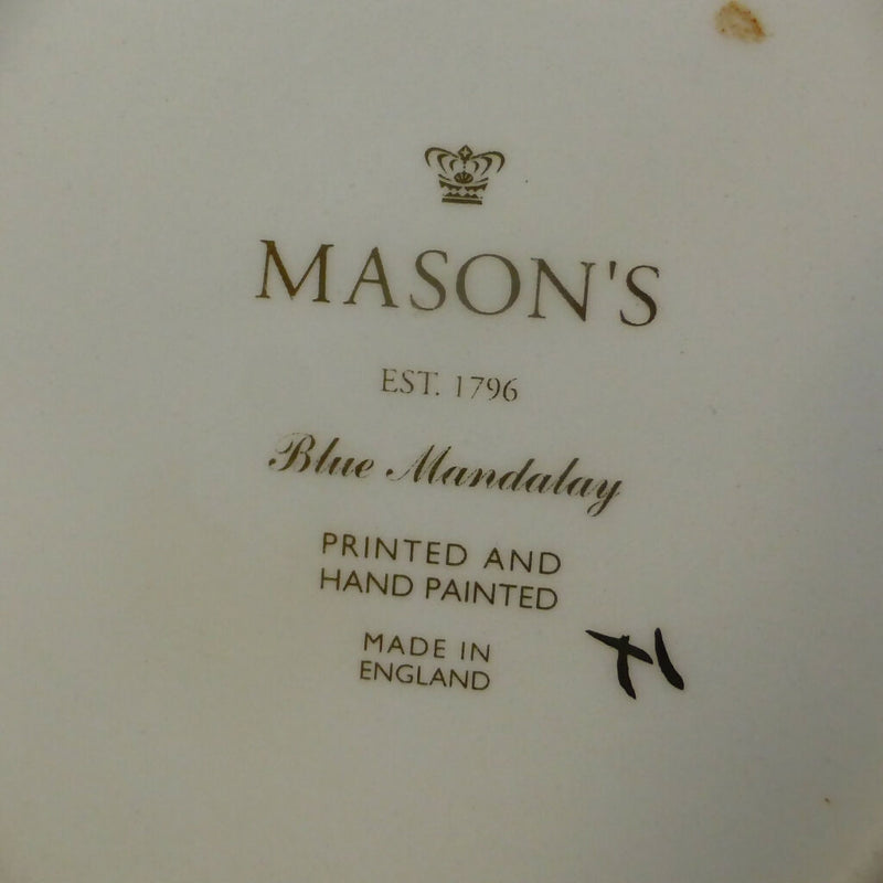 Masons Ironstone Covered Jar bs