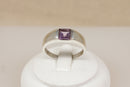 Stylish Kit Heath Sterling Silver & Amethyst Geometric Ring