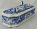 Napoleon Bonaparte Pearlware Razor Box, William Smith & Co. Circa 1840.