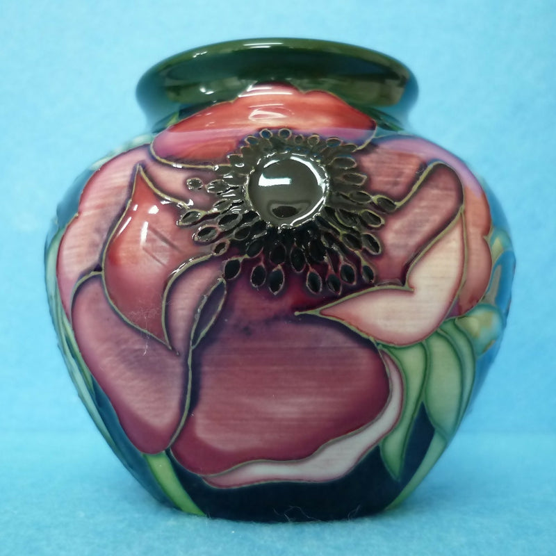 A Moorcroft Vase in the Anemone Tribute Design by Emma Bossons