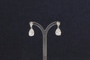 Silver & Crystal Blingy Earring Droppers