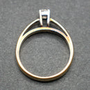 18ct gold diamond solitaire