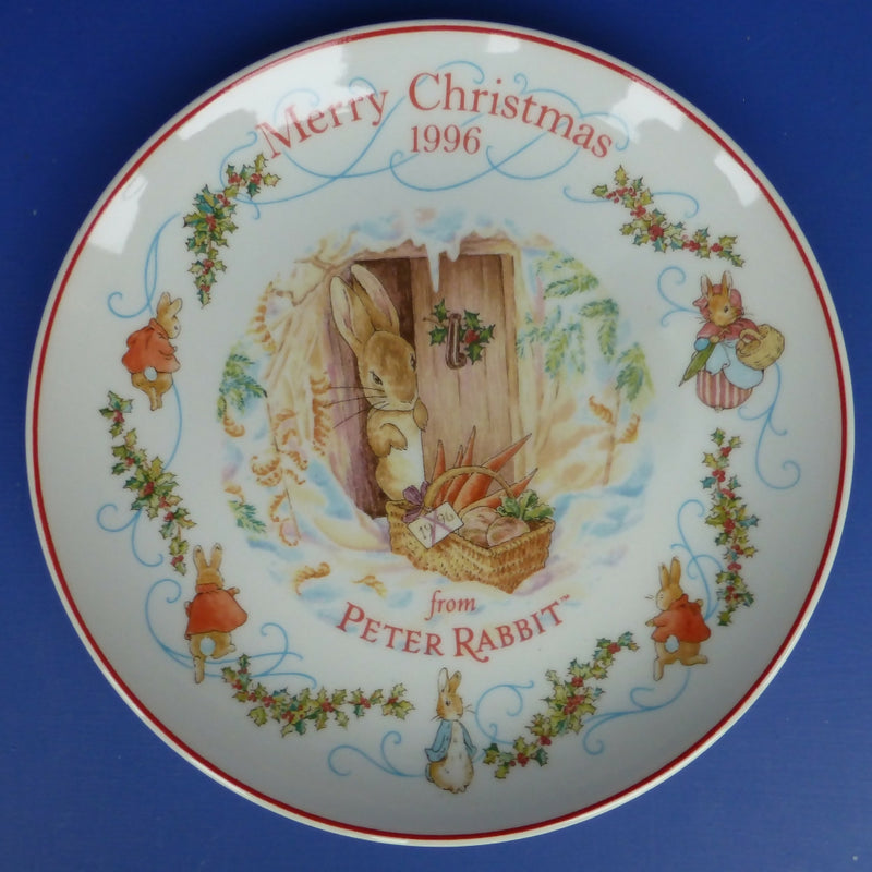 Wedgwood Beatrix Potter Peter Rabbit Christmas Plate - 1996