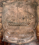 The Death of Vice-Admiral Horatio Viscount Nelson Centenary Plaque, Made with Copper from HMS Victory.
