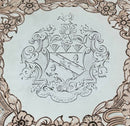 Late Georgian Old Sheffield Plate Salver, Arms of Crompton. T & J Crewsick, circa 1820 - 1840.