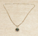 Silver & Labradorite Pendant and Drop Earring Set
