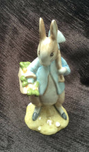 Beswick Beatrix Potter Figurine Beswick Peter Rabbit Gardening figure Beswick Peter gardening