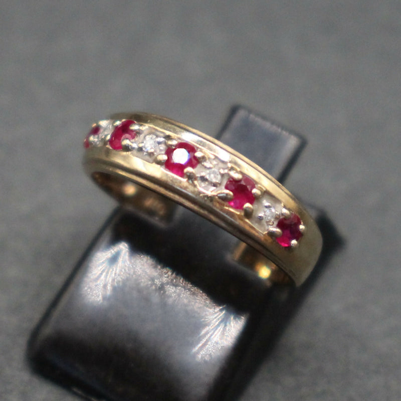 9ct-gold-ruby-and-diamond-half-eternity-ring-25b030b