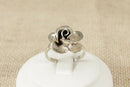 Vintage Silver Rose Ring