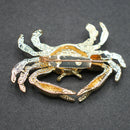 Crab brooch