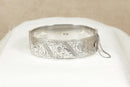 Stunning Vintage Solid Sterling Silver Cuff Bangle – Birmingham 1961