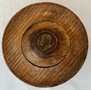Admiral John Jervis, 1st Earl of St Vincent, Bronze Medal Inset into an Oak Tazza. Circa 1820 After George Mills.