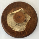 Admiral John Jervis, 1st Earl of St Vincent, Bronze Medal Inset into an Oak Tazza. Circa 1820 After George Mills.