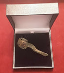 An Anglo Saxon Ladies Bronze Small Long Brooch.