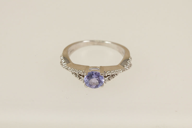 Silver & Blue Iolite Ring