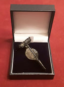 A Celtic, Bronze Nauheim Style Cloak Brooch.