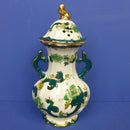 Masons Ironstone - Chartreuse Pot Pourri Vase