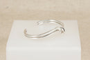 Silver Twist Tension Bangle