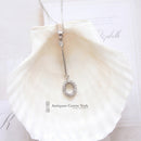 Vintage 18ct White Gold Diamond Pendant