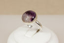 Silver & Blue John Ring