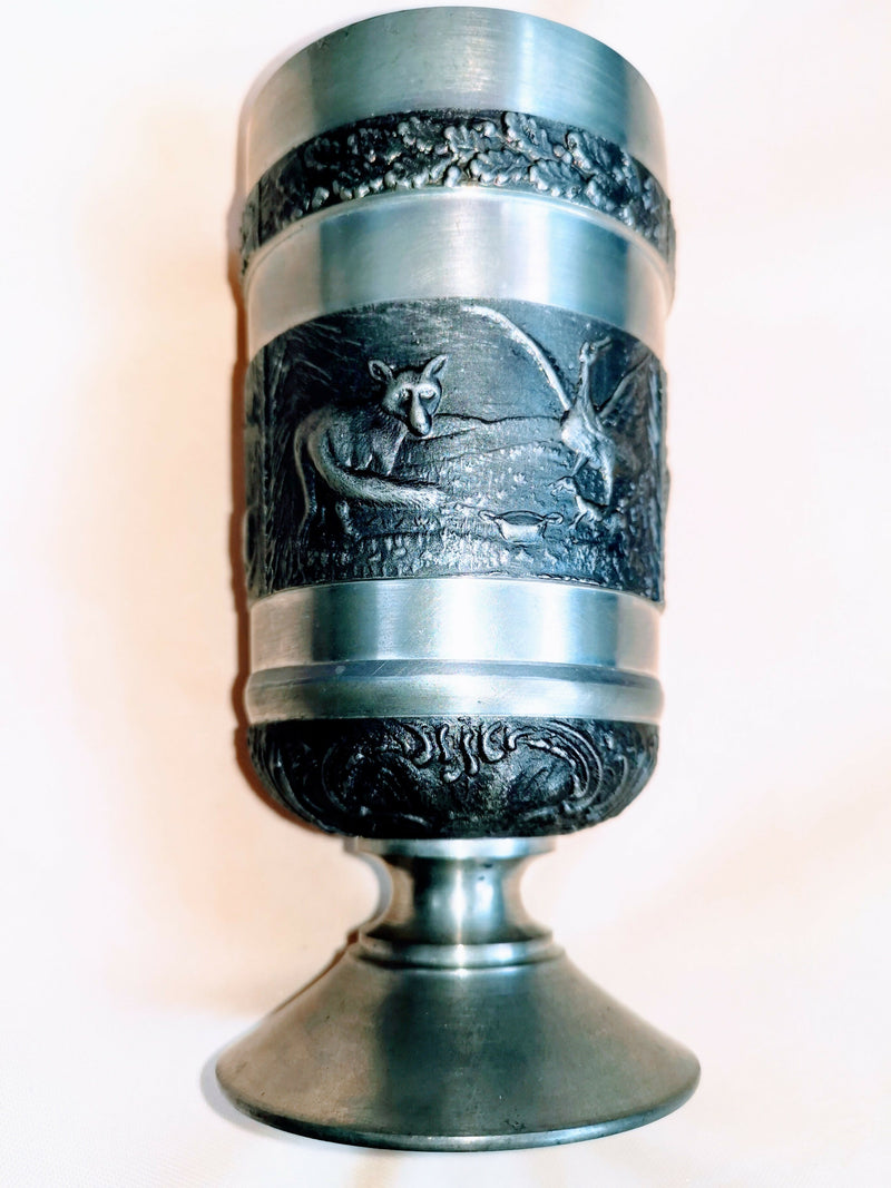 ANTIQUE MULLINGAR PEWTER GOBLET