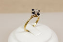 Vintage18ct Gold Sapphire & Diamond Ring
