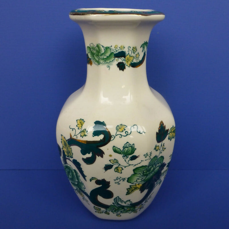 Masons Ironstone Chartreuse Indian Vase