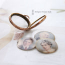 Late Victorian 9ct Hand Painted Miniature Locket/Pendant